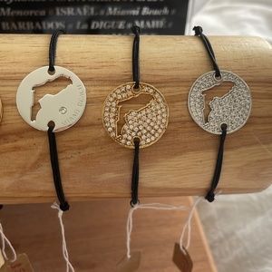 Florida map bracelet